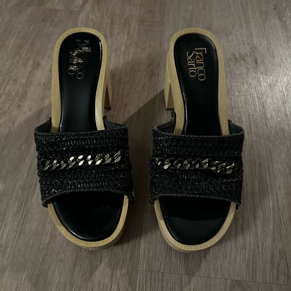 Franco Sarto Women's Black Sandals
